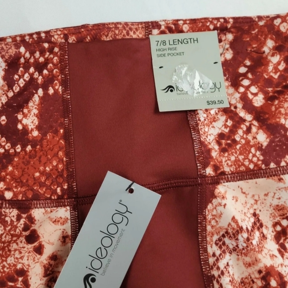 Ideology Woman's Snakeskin-Print Leggings - Picture 3 of 6